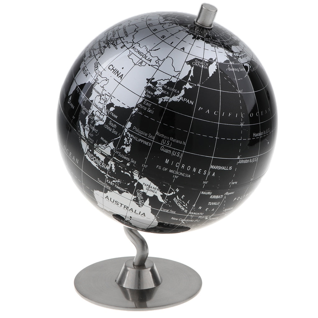 14cm Alloy Globe World Map  Desk Decoration