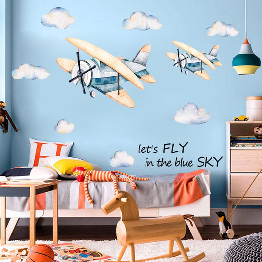 Fly in the sky Wall Stickers