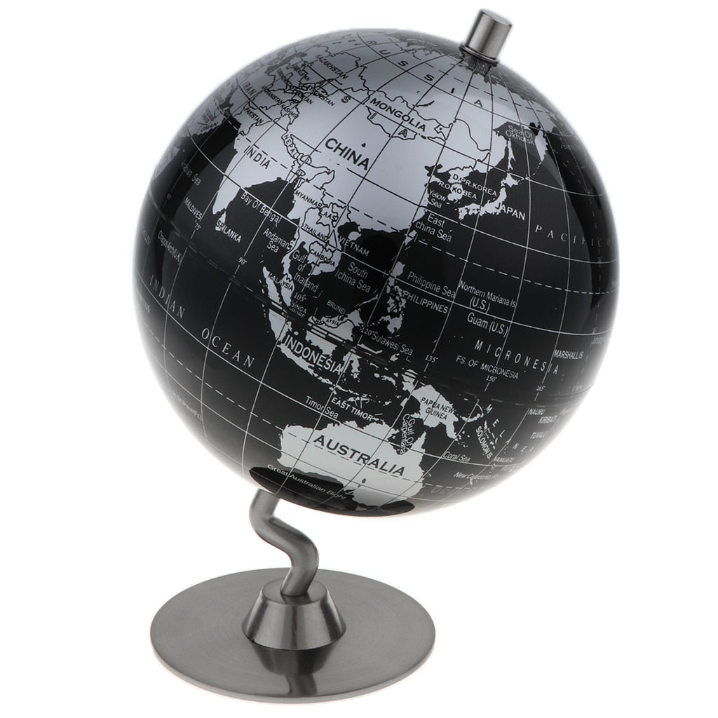 14cm Alloy Globe World Map  Desk Decoration