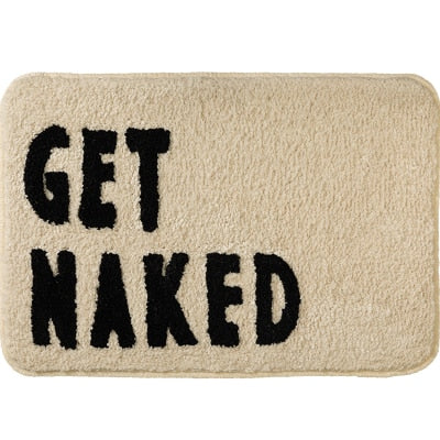 Fluffy Naked Bathmat